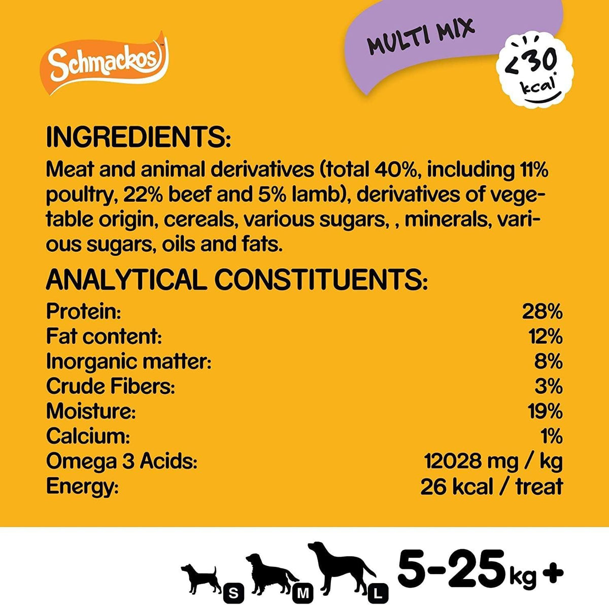Pedigree Schmackos Mega Pack 110/112 Strips Snacks, Dog Treat Multipack with Beef, Lamb and Poultry Flavours
