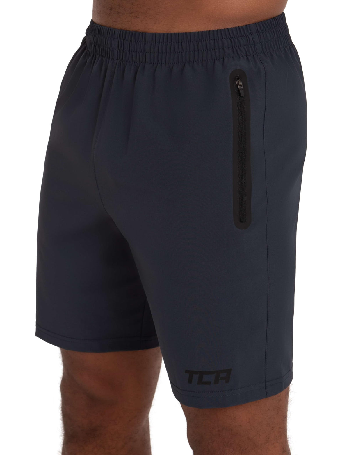 TCA Elite Tech Mens Running Shorts with Zip Pockets, Gym Shorts Men Training Sports Short with Phone Pocket