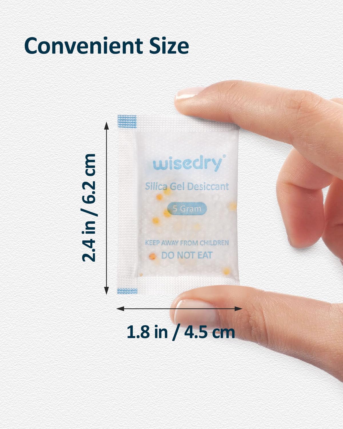 wisedry Silica Gel Sachets Bags 10 Gram x 30 Packs with Orange Beads Humidity Indicator Desiccant Packs Moisture Absorber for Air Dryer Moisture Removal, Food Grade