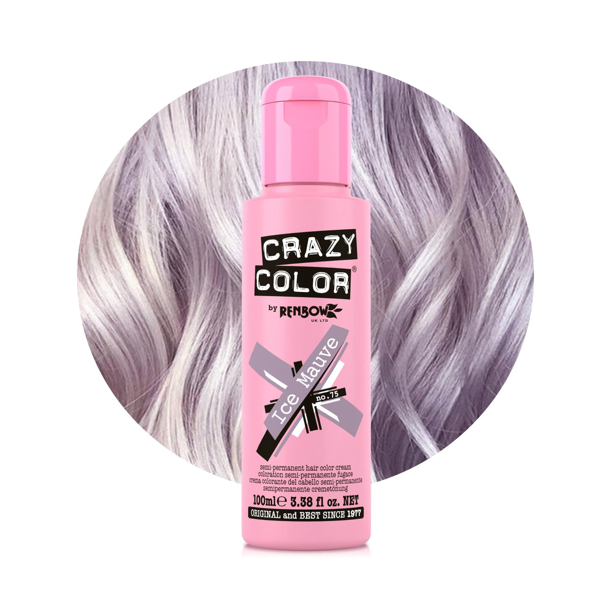 Crazy Color Cyclamen Pink Hair Dye 100ml