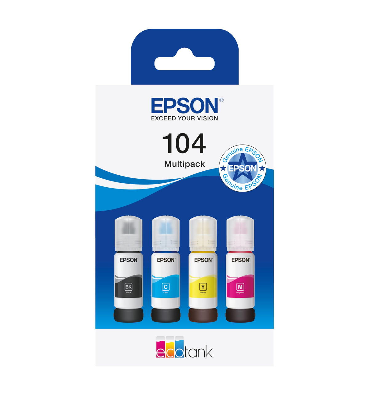 Epson EcoTank 104 Magenta Genuine Ink Bottle