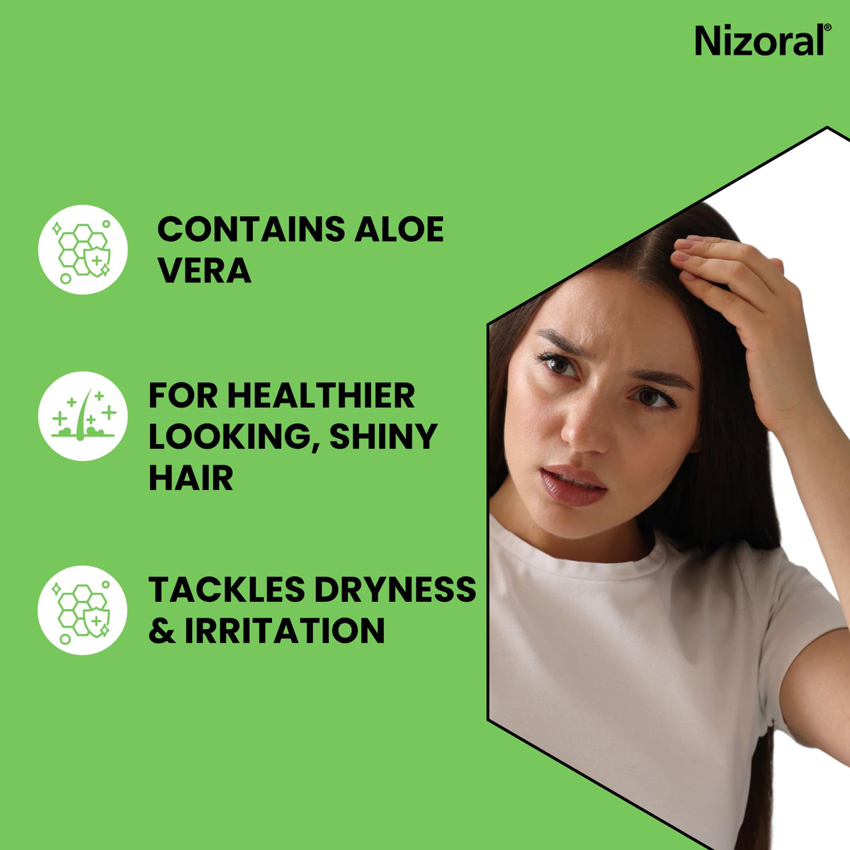 Nizoral Scalp Soothing Leave-In Treatment for Dry Itchy Scalp, 100ml
