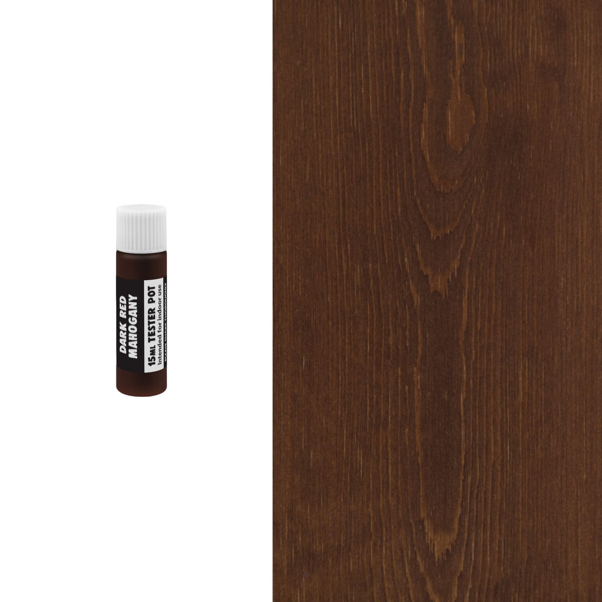 Littlefair's Wood Stain Water-Based - (Very Red Mahogany) – Non-Toxic, Eco-Friendly & Quick Drying - Easy-to-Apply, Concentrated Formula for All Wood Types – 15ml Tester Pot