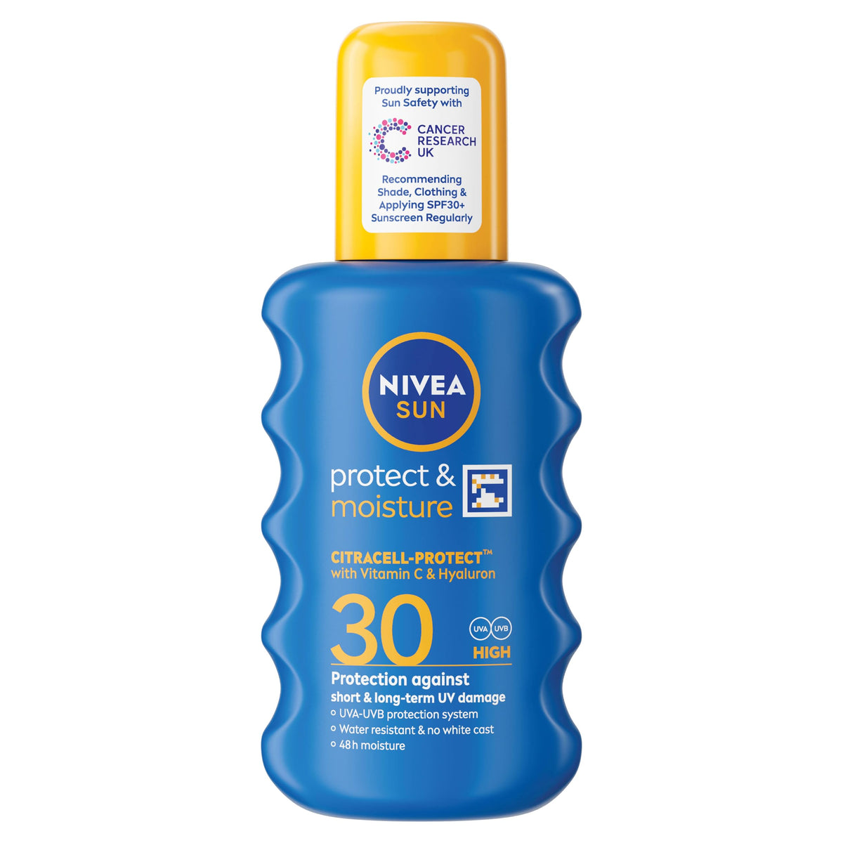 NIVEA SUN Protect & Moisture Sun Spray SPF 50+ (200ml), Moisturising Suncream Spray with SPF 50+, Advanced Sunscreen Providing Immediate, Effective UVA + UVB Protection (Pack of 2)