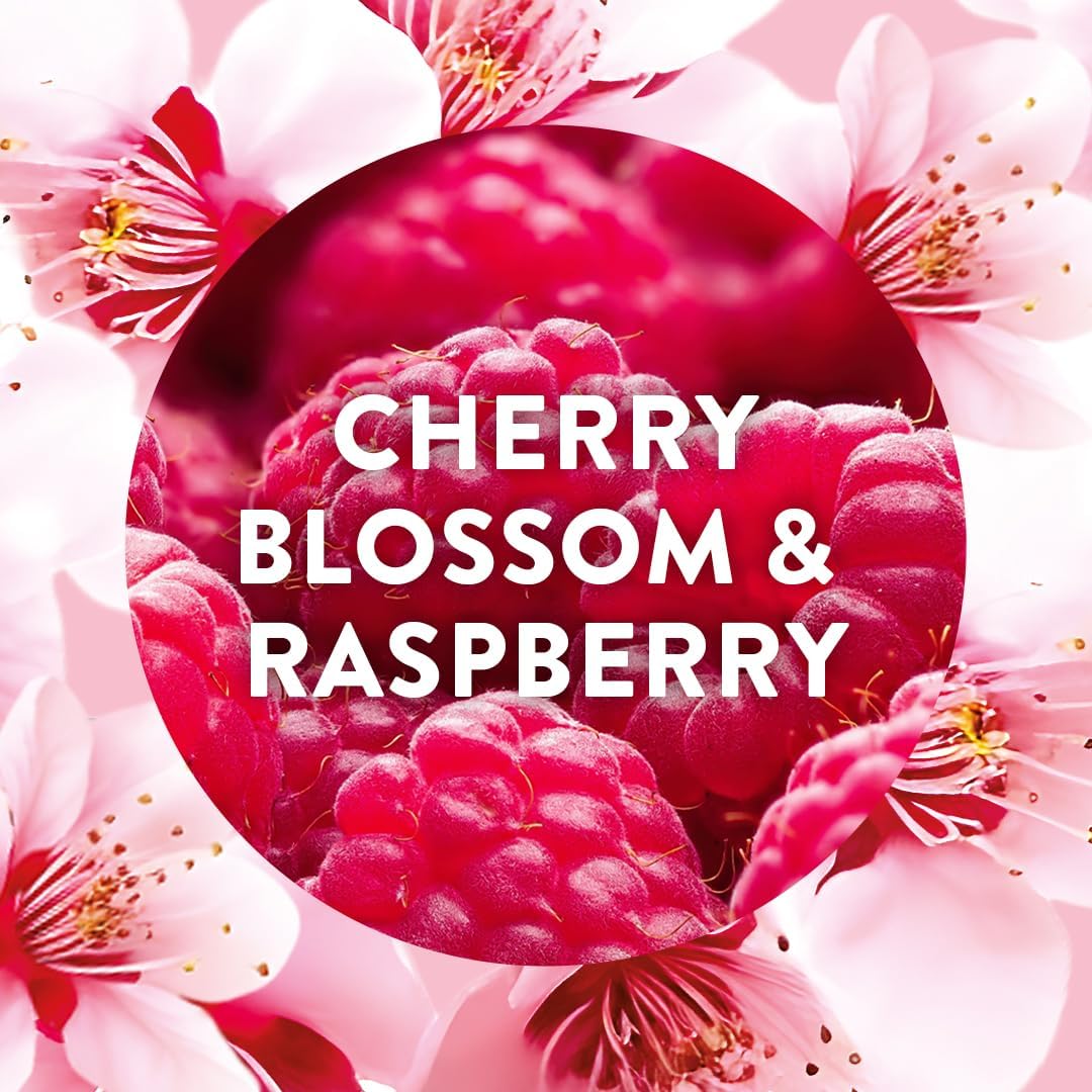 Air Wick Cherry Blossom & Raspberry Essential Mist Twin Refill 20ml, Lasting for up to 45 days per refill, Air Freshener