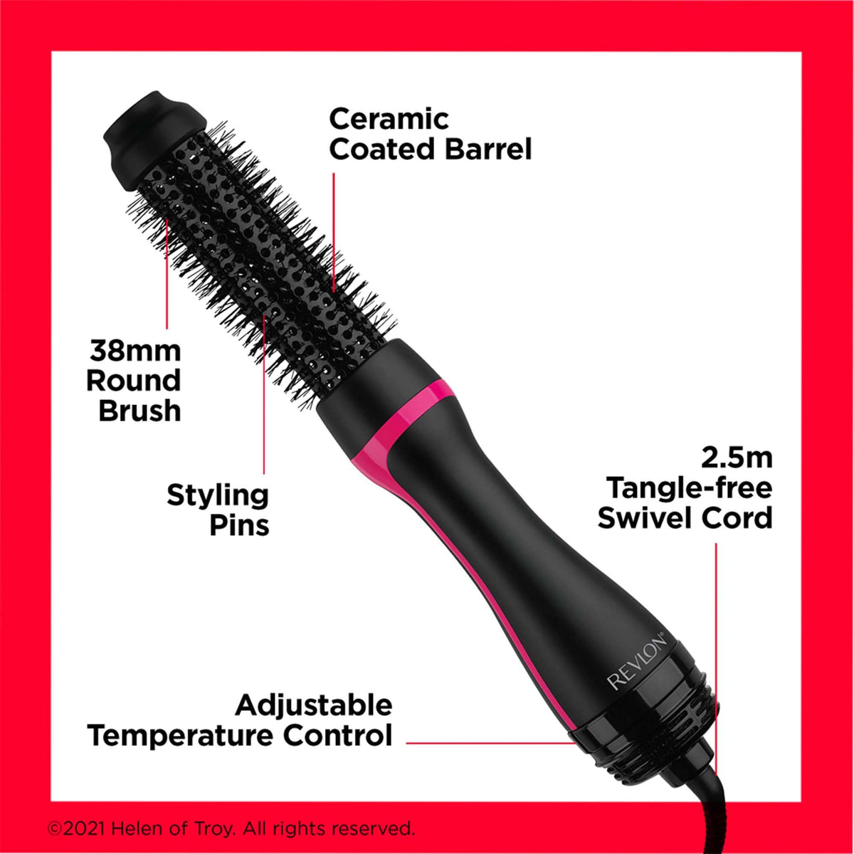 Revlon Salon One-Step Hair Dryer & Volumiser with Sectioning Comb