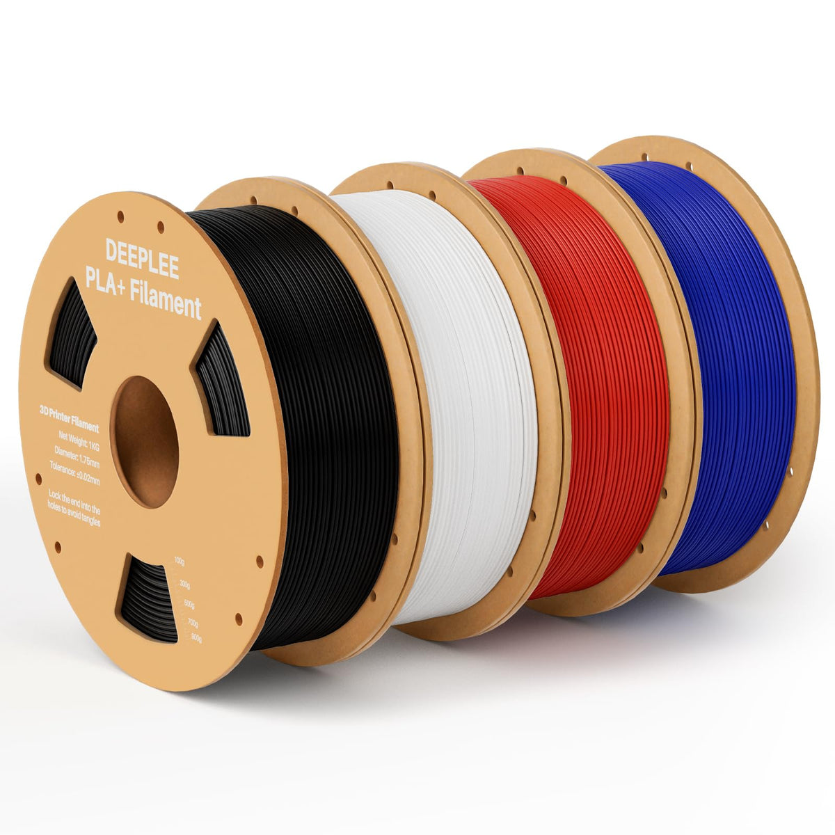DEEPLEE PLA Plus 1.75mm Filament White 1kg