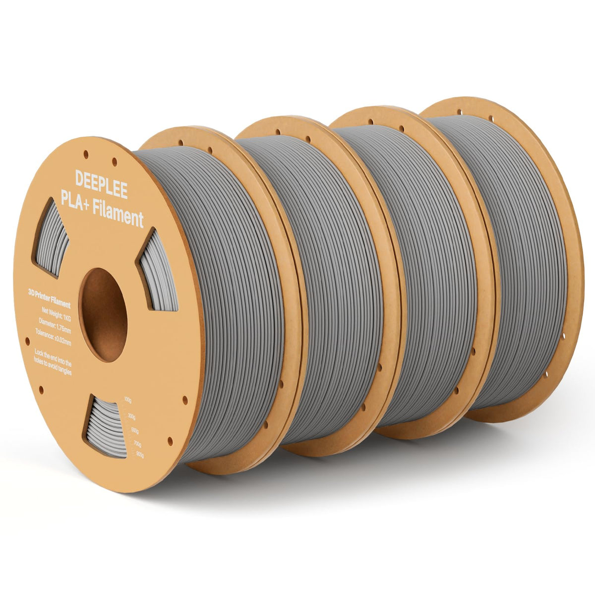 DEEPLEE PLA Plus 1.75mm Filament White 1kg