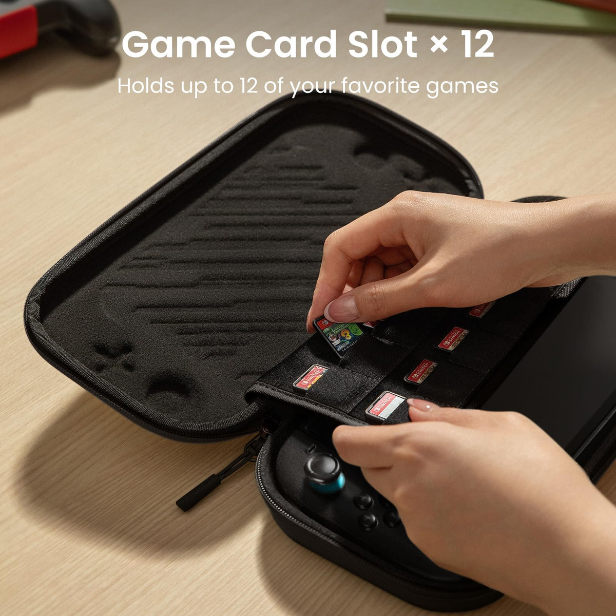 tomtoc Slim Carring Case for Nintendo Switch 2, Military Grade Protection