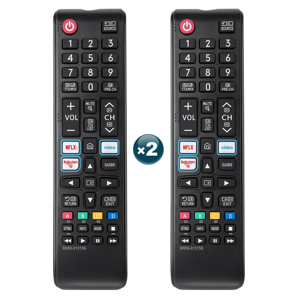 Universal-for-Samsung-Smart-TV-Remote, for Samsung Curved Qled Frame 4K TV