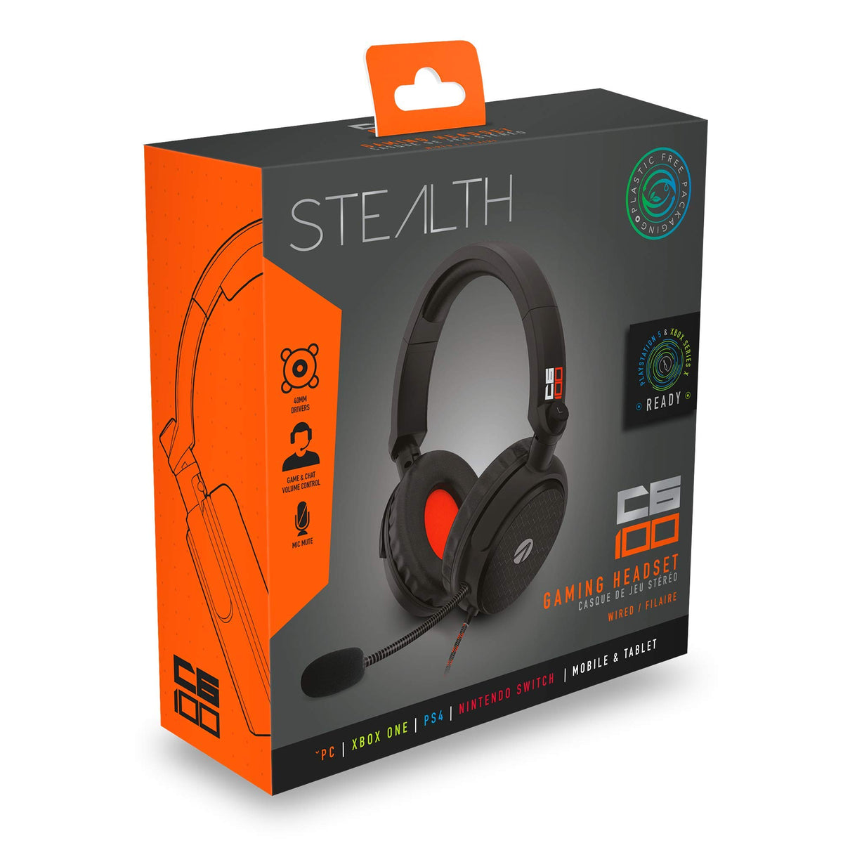 STEALTH C6-100 Gaming Headset Range (Green)