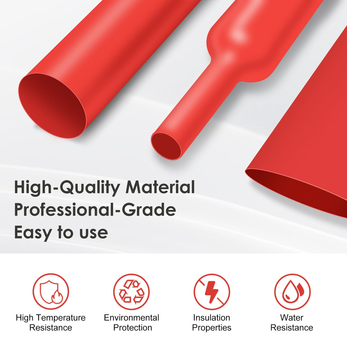 ASHINER Clear Heat Shrink Tubing Kit - 580Pcs EVA Material in 11 Sizes - Ideal for Electrical Insulation, Repairs, and Wire Connectors with User-Friendly Design and Storage Case