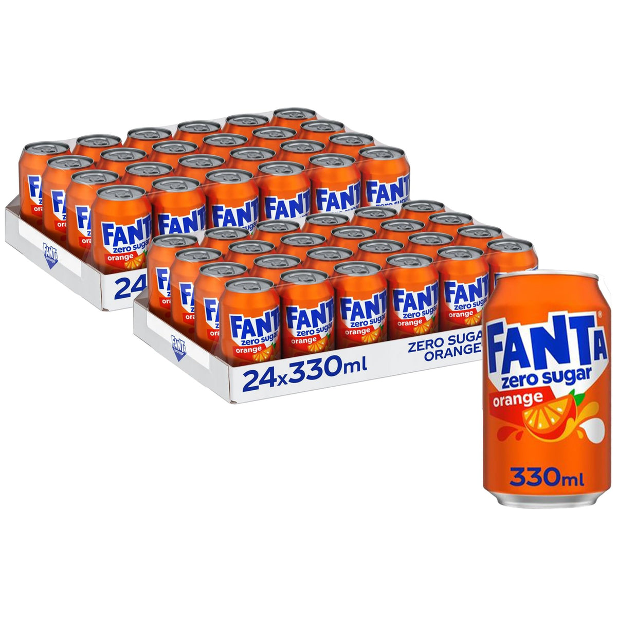 Fanta Fruit Twist Soft Drink Cans, 8 x 330 mL