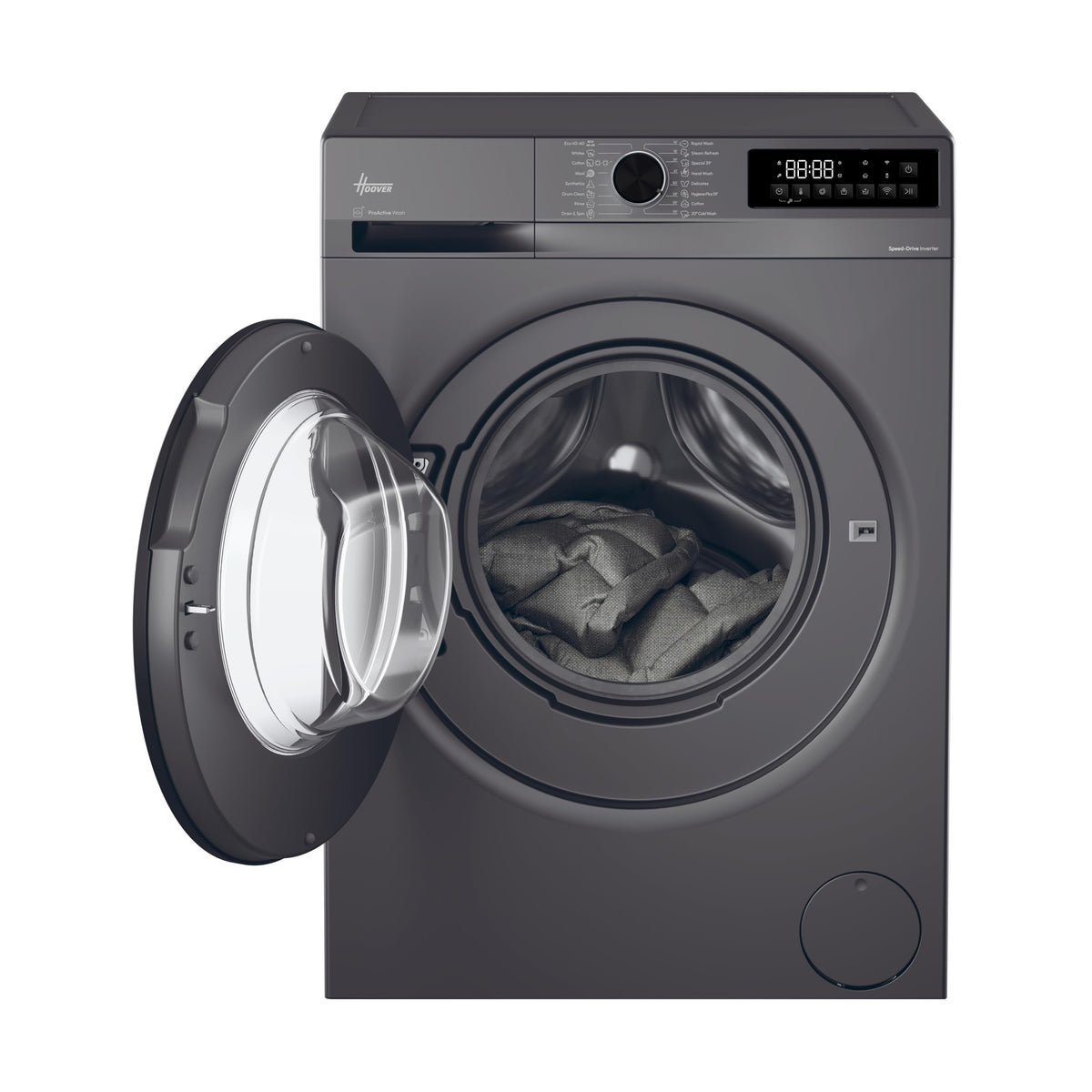 Hoover Pro Wash&Dry Series 3 Washer Dryer, 10+6kg, Graphite & Black, A-20%