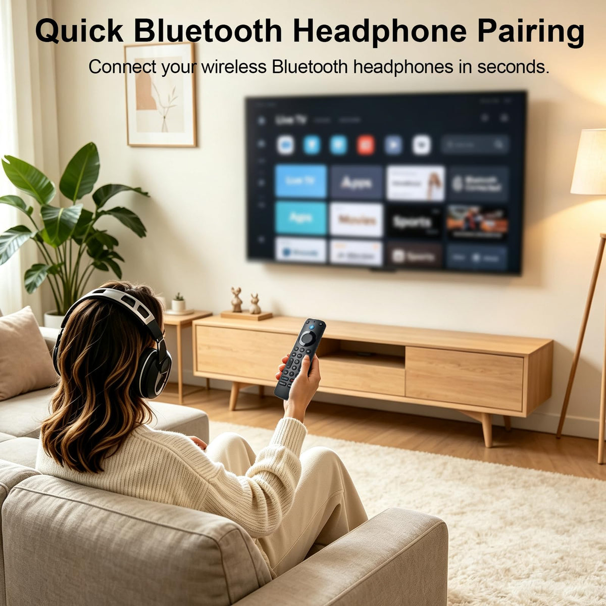 for-LG-Magic-Remote, Gvirtue Solar Voice Remote Control for-LG-Smart TV