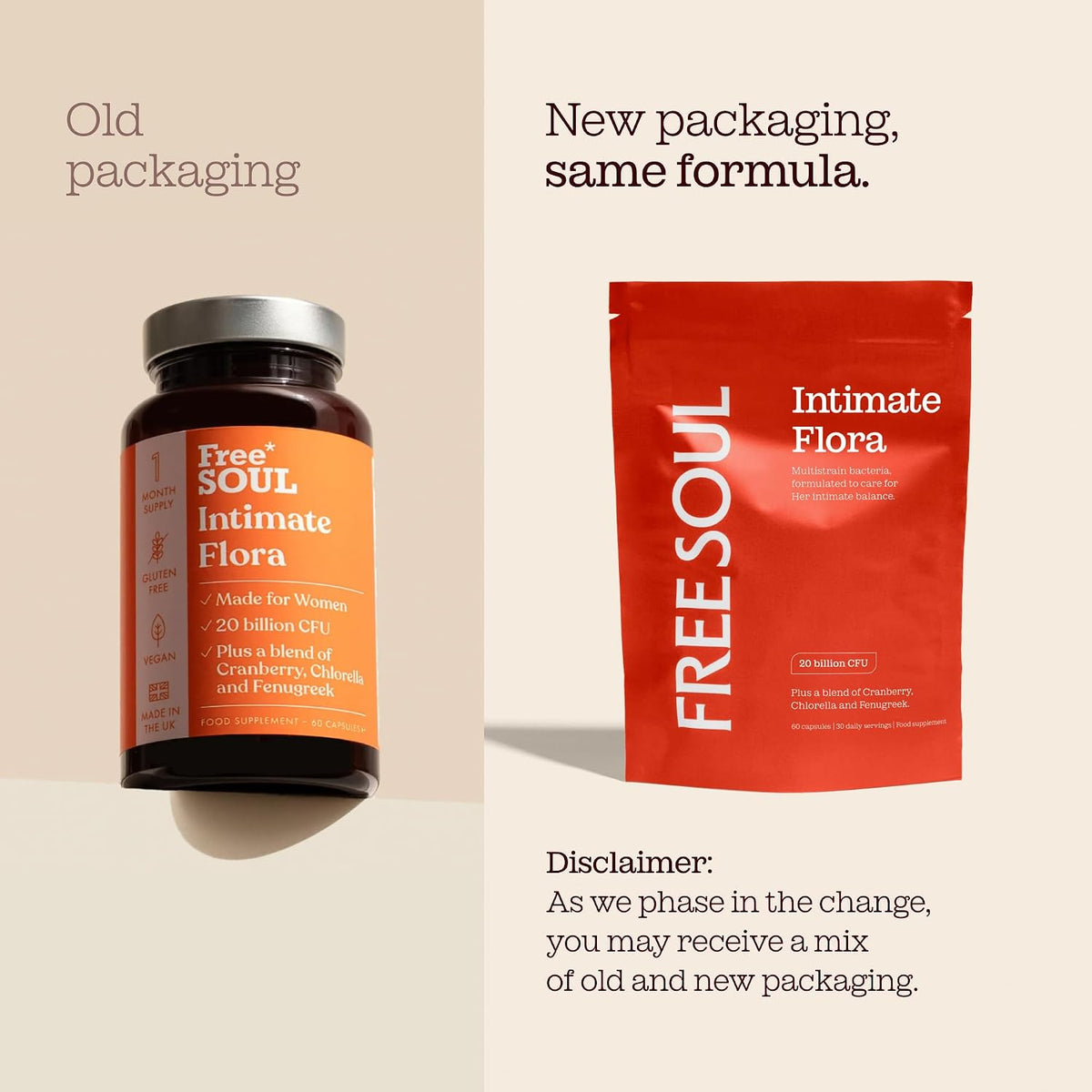 Free Soul Intimate Flora Bio Cultures for Women