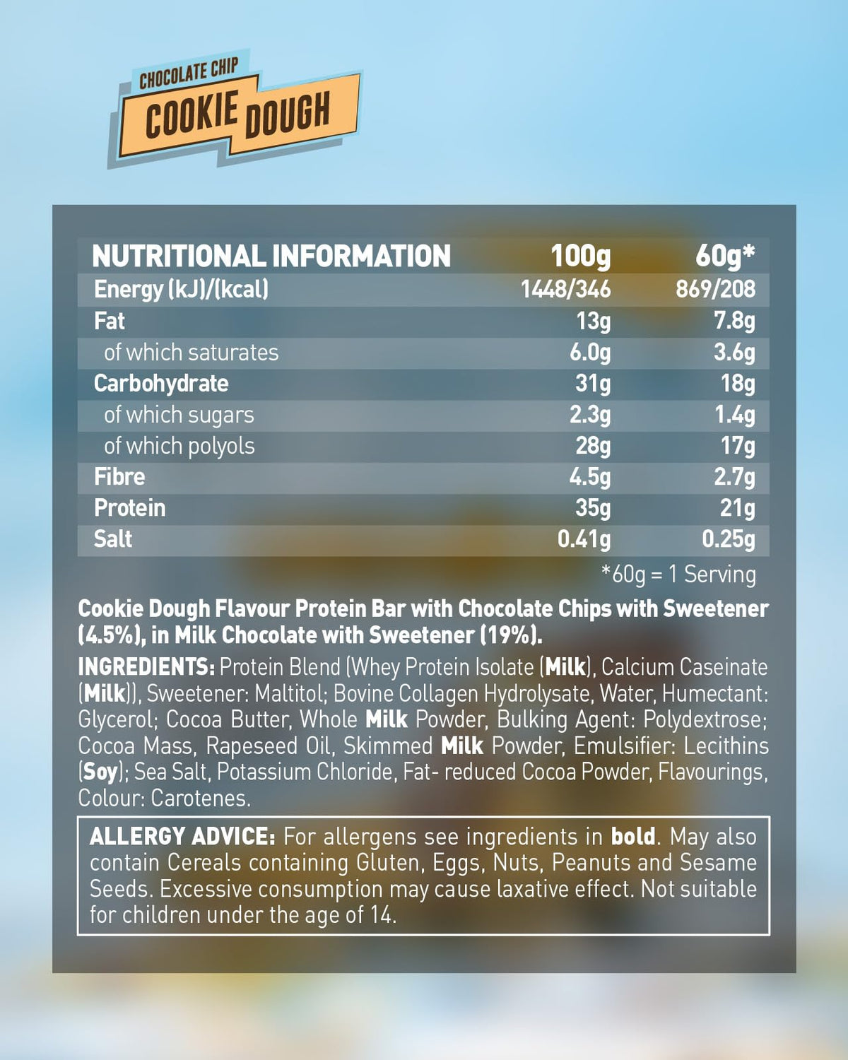 Grenade Chocolate Chip Salted Caramel Protein Bars, 12 x 60 g