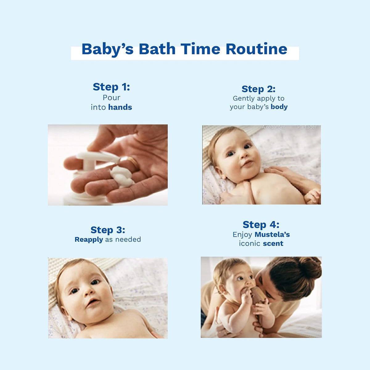 Mustela Hydra Bebe Baby Lotion - Subtle Natural Scent - Hydrating - 300ml