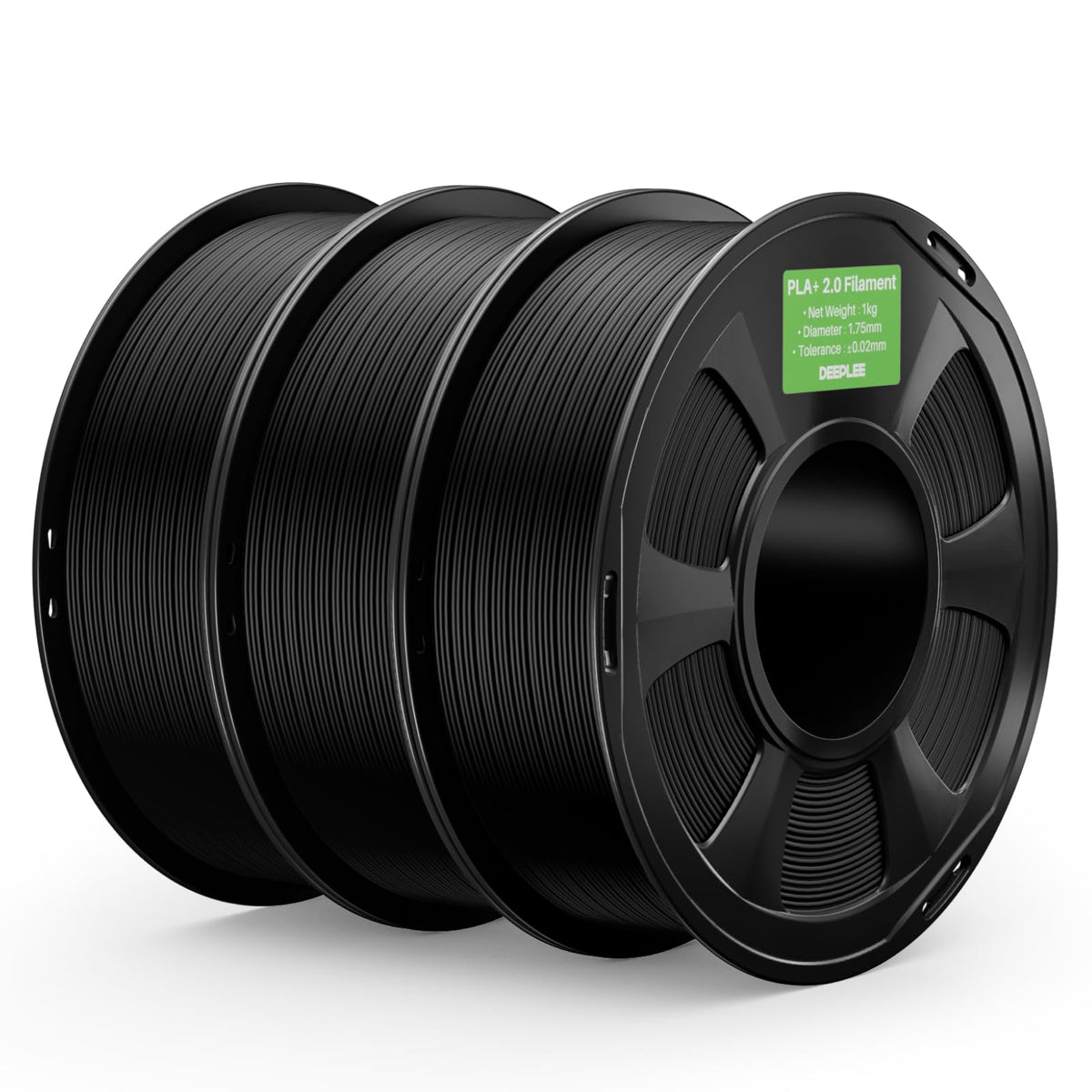 DEEPLEE PLA Plus 1.75mm Filament Beige/Brown 2KG Bundle