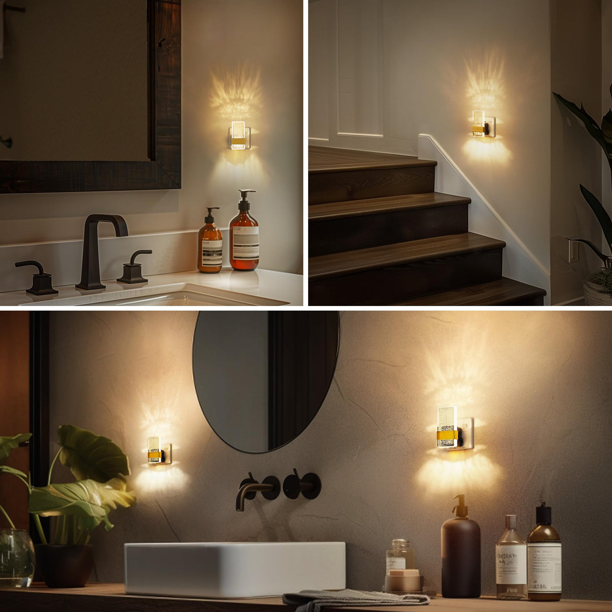 LOHAS-LED Night Light Plug in Wall with Motion Sensor, Dimmable Night Light