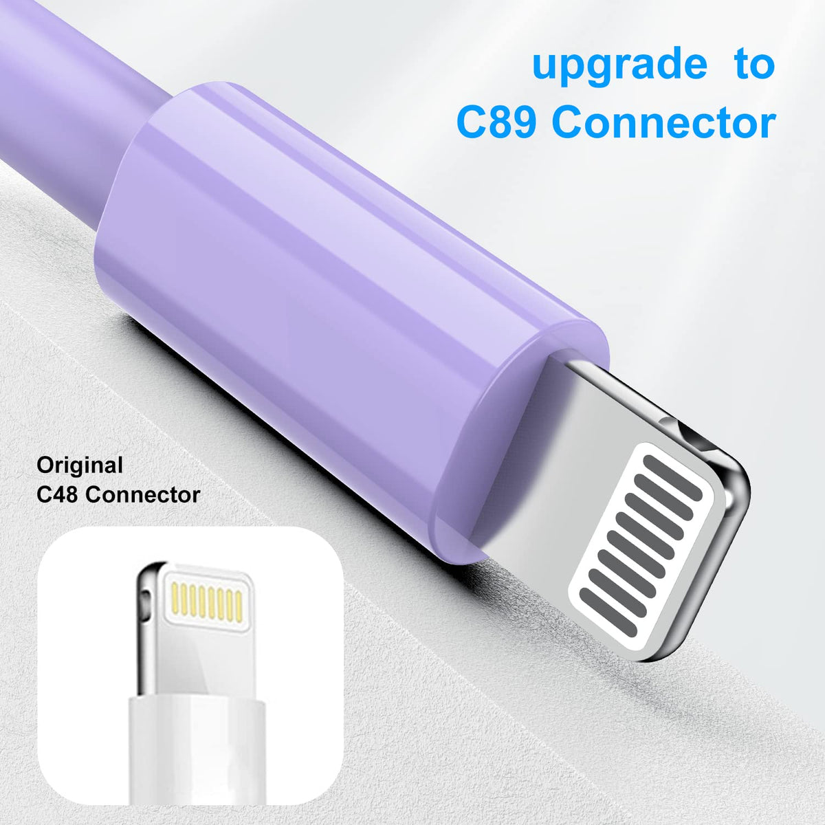 2 Pack Apple MFi Certified iPhone Charger Cable 2m, Apple Lightning to USB Cable Cord 2 metres Fast Charging A pple Phone Long Cable for iPhone13/12/12 mini/ 11/11Pro/Max/X/XS/XR/XS Max/8/7/6/iPad