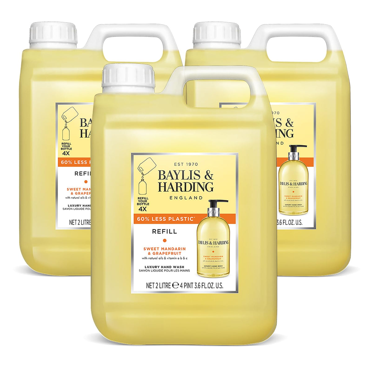 Baylis & Harding Signature Luxury Hand Wash 500ml 3 pack