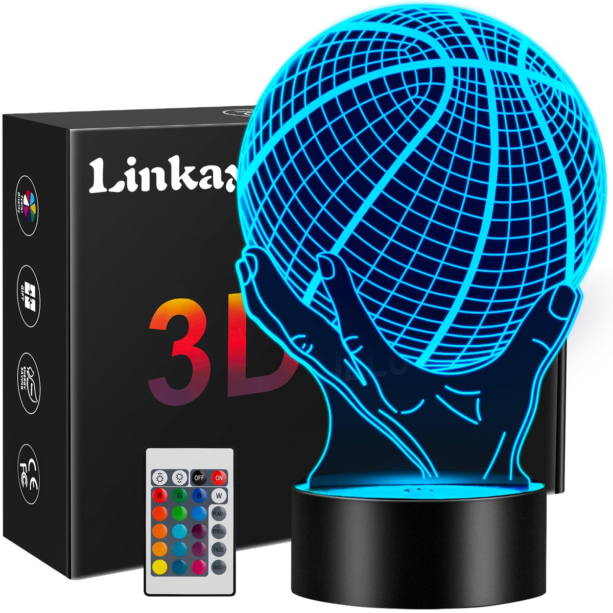 Linkax Horse Gifts for Boys, 3D Illusion Night Light for Girl Bedroom Decor