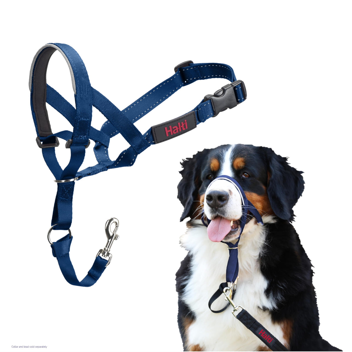 Halti Headcollar for Dogs | Size 3, Black