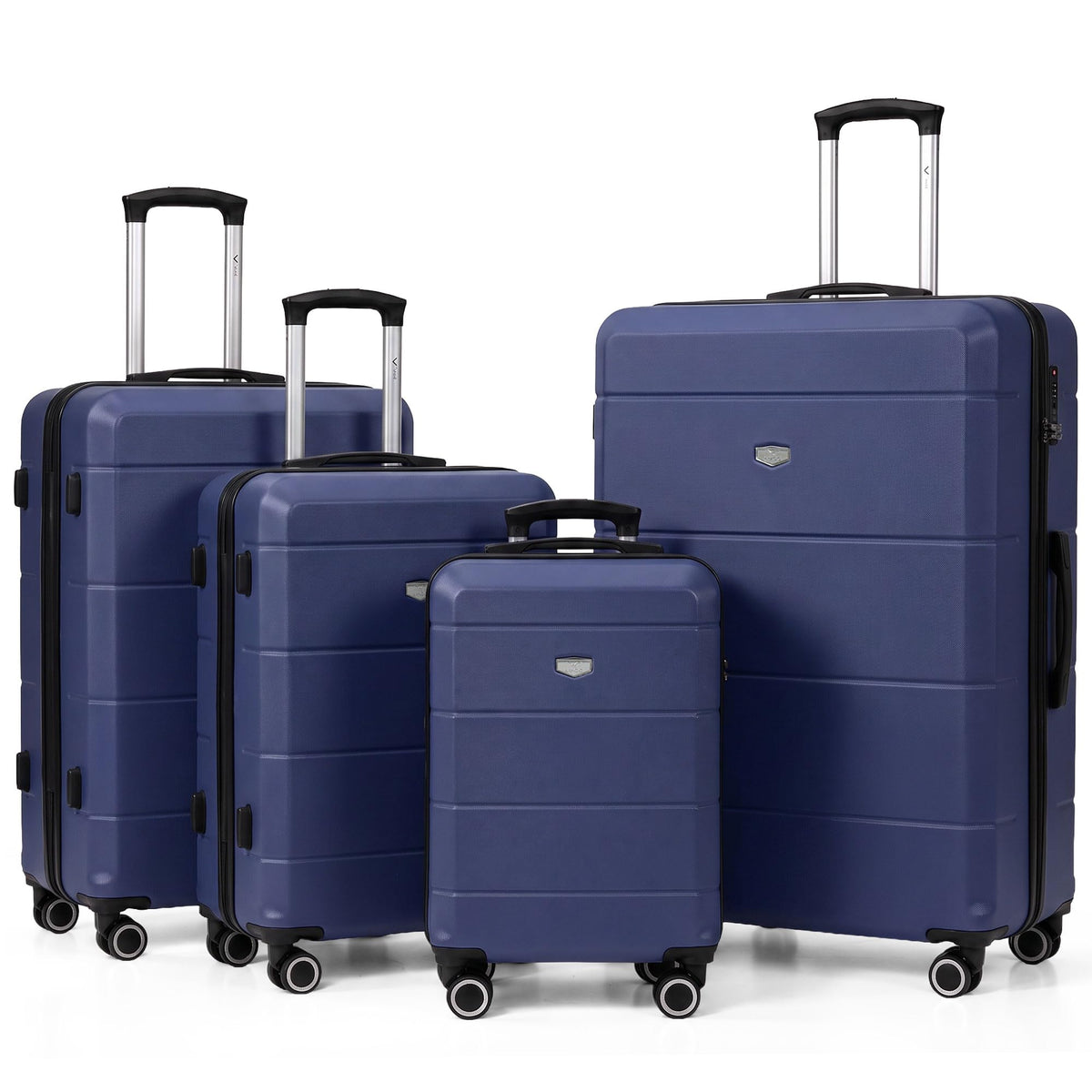 LUGG Jetset 40cm Suitcase 40x30x20cm, Ryanair Compatible Underseat Size, Hard Shell ABS, Spinner with Removable Wheels, Lightweight Travel Luggage, 1 Year Warranty
