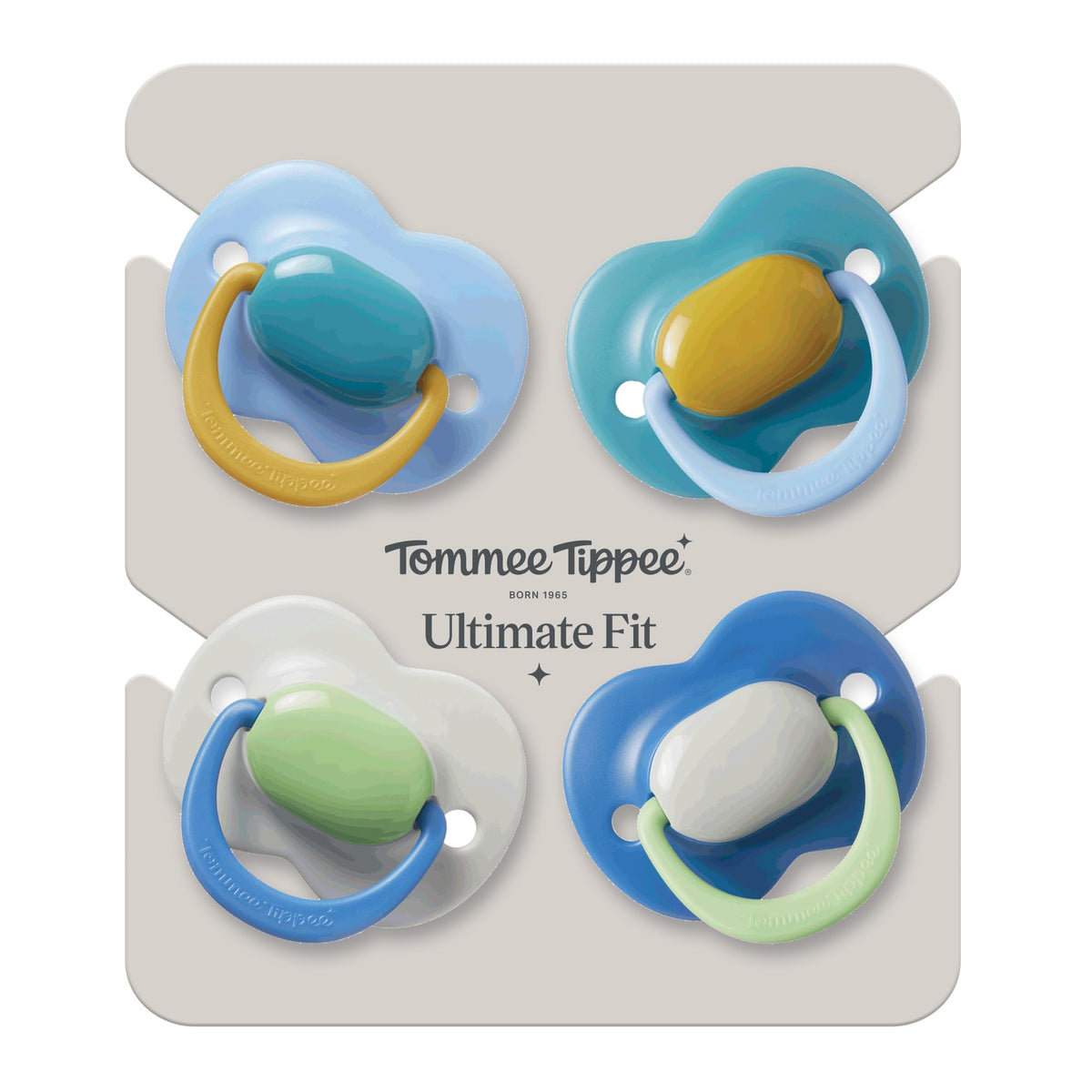 Tommee Tippee Ultimate Fit Orthodontic Dummy 18-36m Silicone Pack of 4