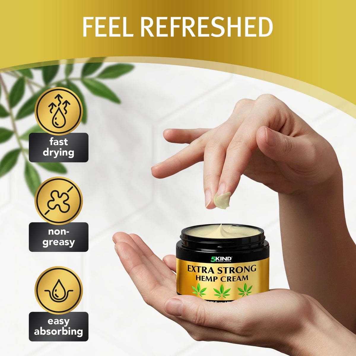 5Kind Extra Strong Hemp Cream 100ml - Hemp and Arnica Cream