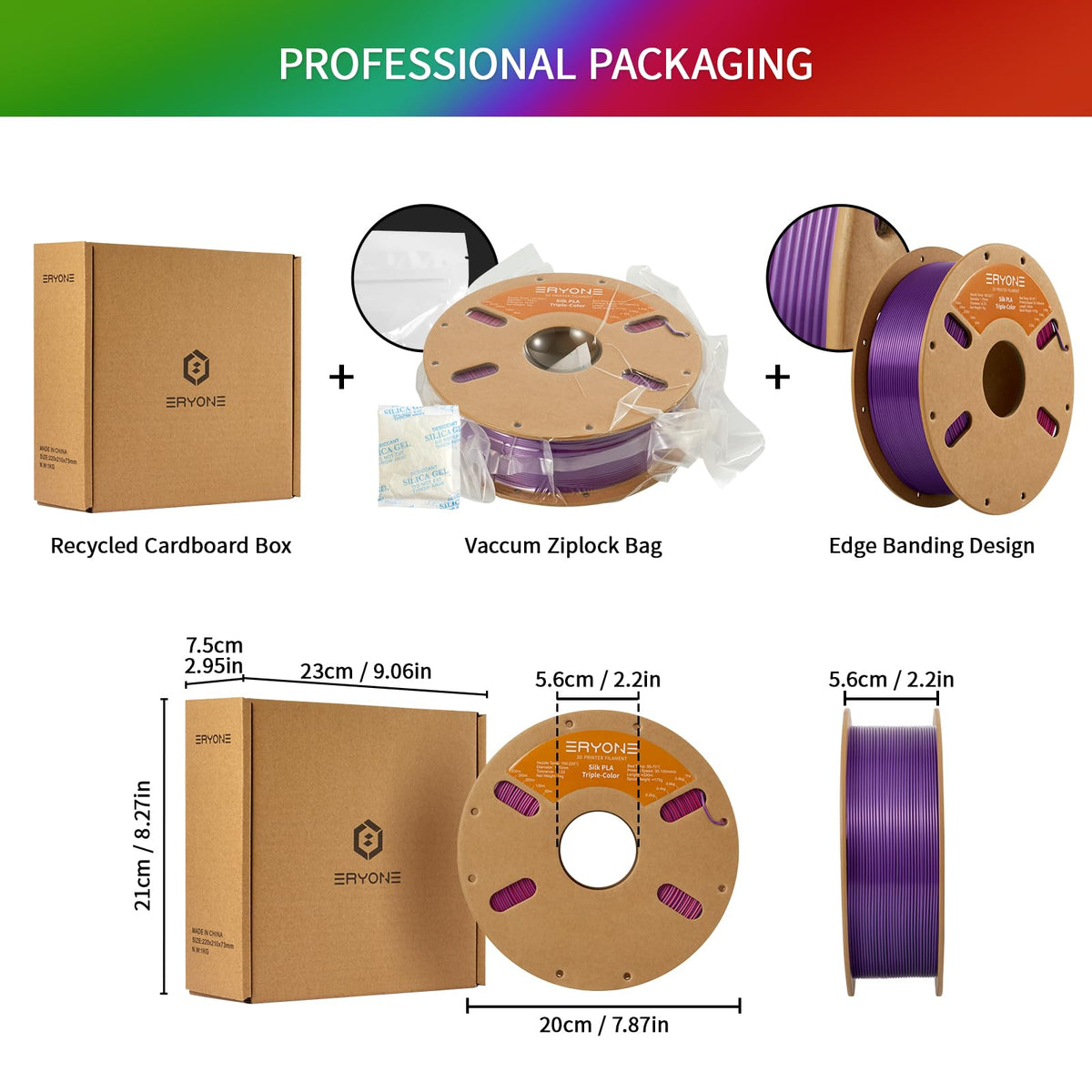 ERYONE Silk PLA Filament 1.75mm,3D Printer Filament PLA,Shiny Glossy PLA Filament,+/-0.03mm,1kg(2.2lbs)/Spool,Silk Liquid Gold