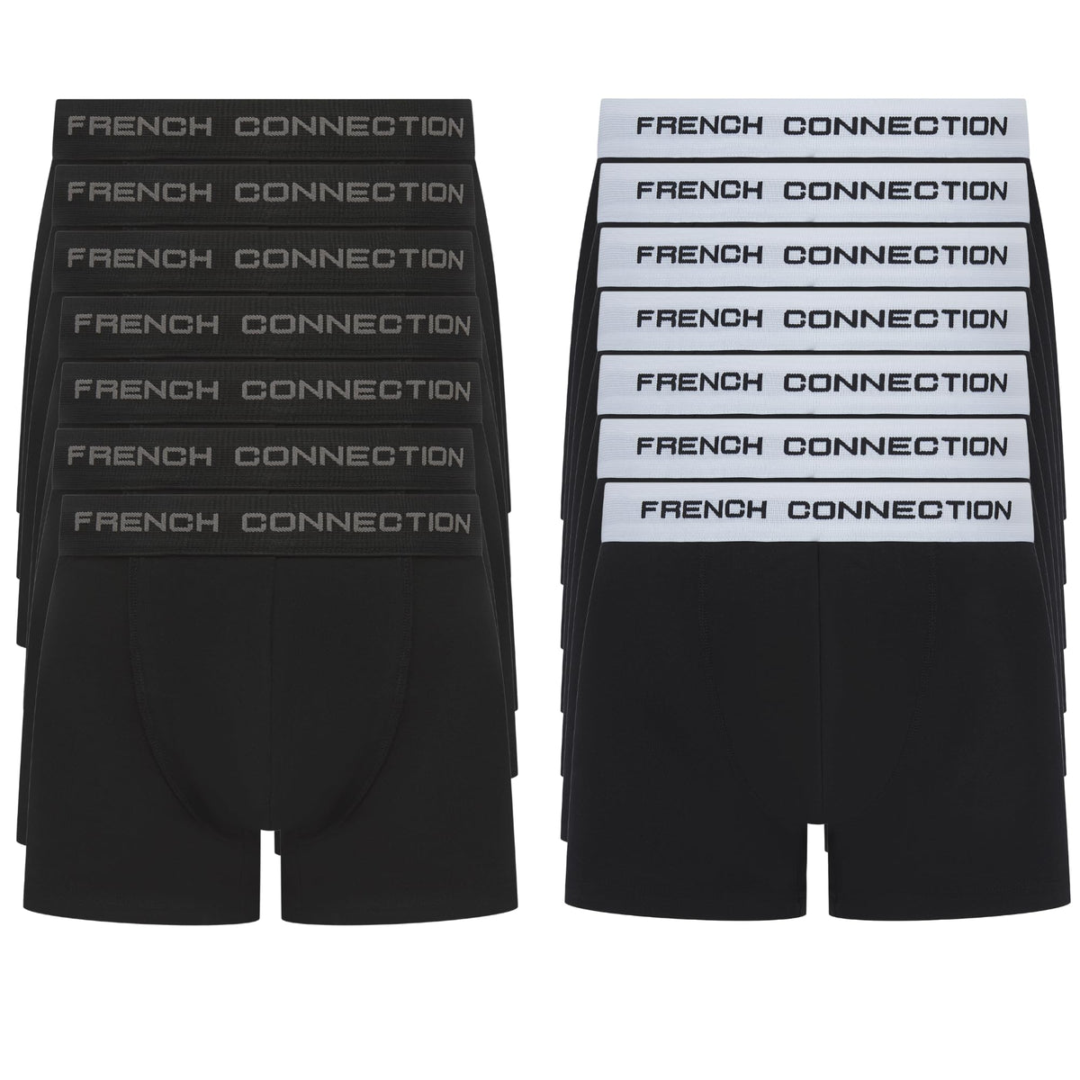 French Connection Mens Boxer Shorts Multipack Cotton Stretch Underwear