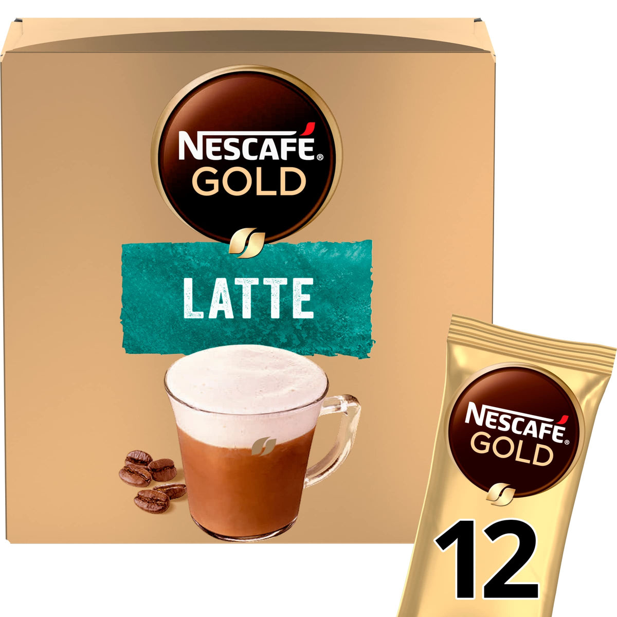 NESCAFÉ Latte Instant Coffee Sachets - 72 x 18g