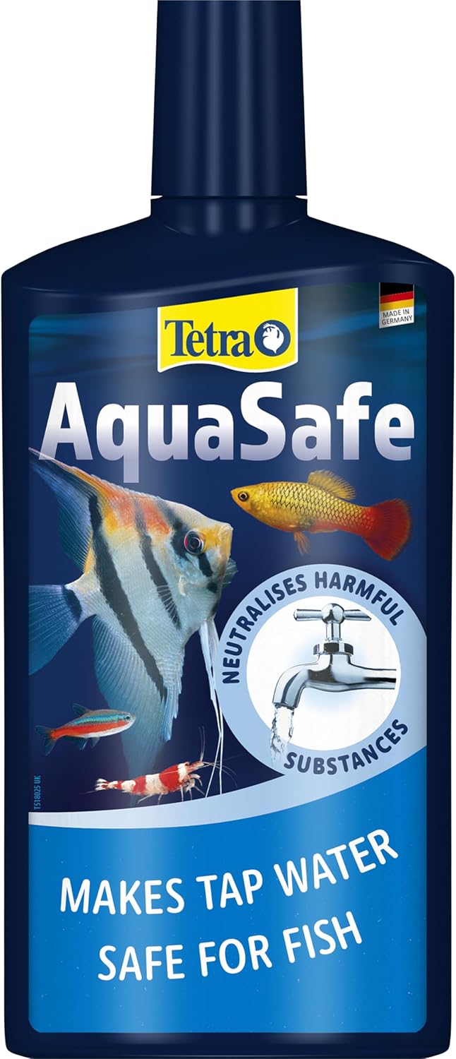Tetra AquaSafe to Turn Tap Water into Safe and Healthy Water for Fish and Plants, 500 ml