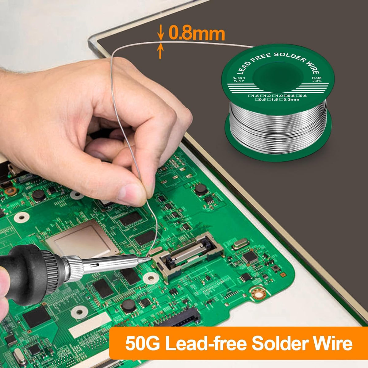 Soldering Iron Kit 80W LCD Adjustable Temp 180-520°C Welding Tool,Black