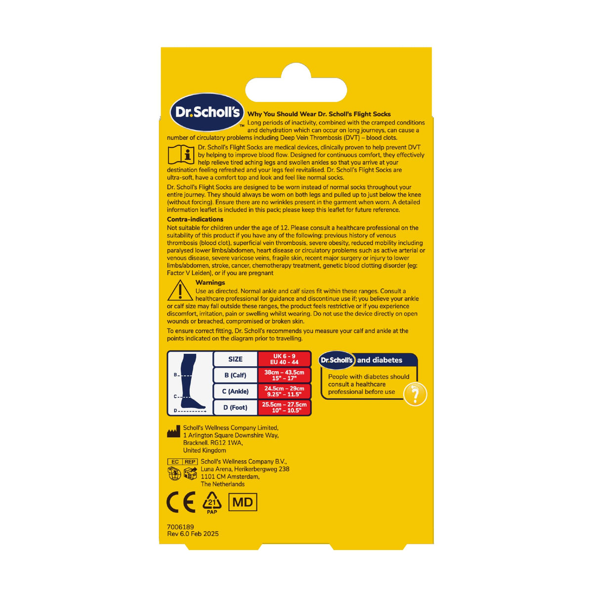Dr. Scholl's Flight Socks - Clinically Proven Compression Socks for Flight Travel - Help Prevent Swollen Ankles and Deep Vein Thrombosis