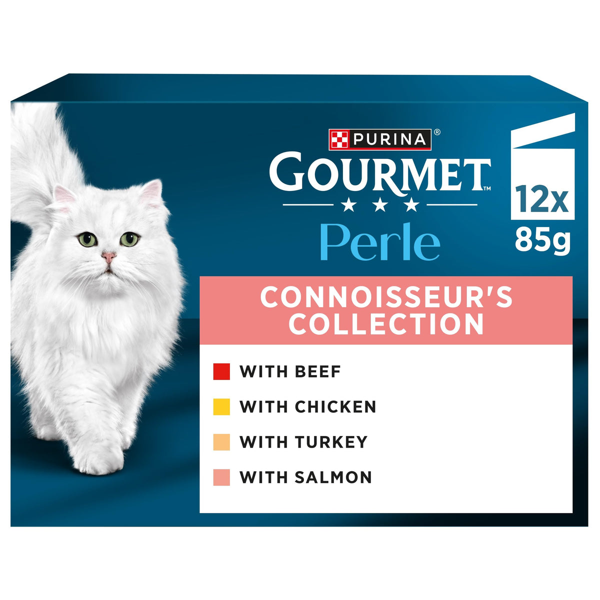 GOURMET Perle Delighters Collection in Gravy Wet Cat Food 40x85g