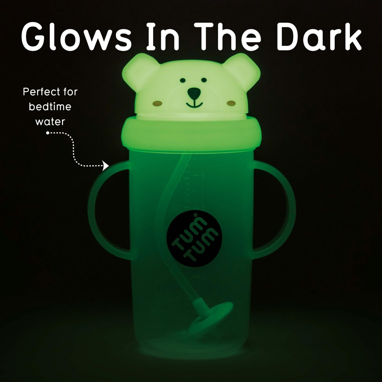 TUM TUM Tippy Up Free Flow Sippy Cup (No Valve), Sippy Cup for Toddlers, 200ml, BPA Free (Betsy Bear S3)