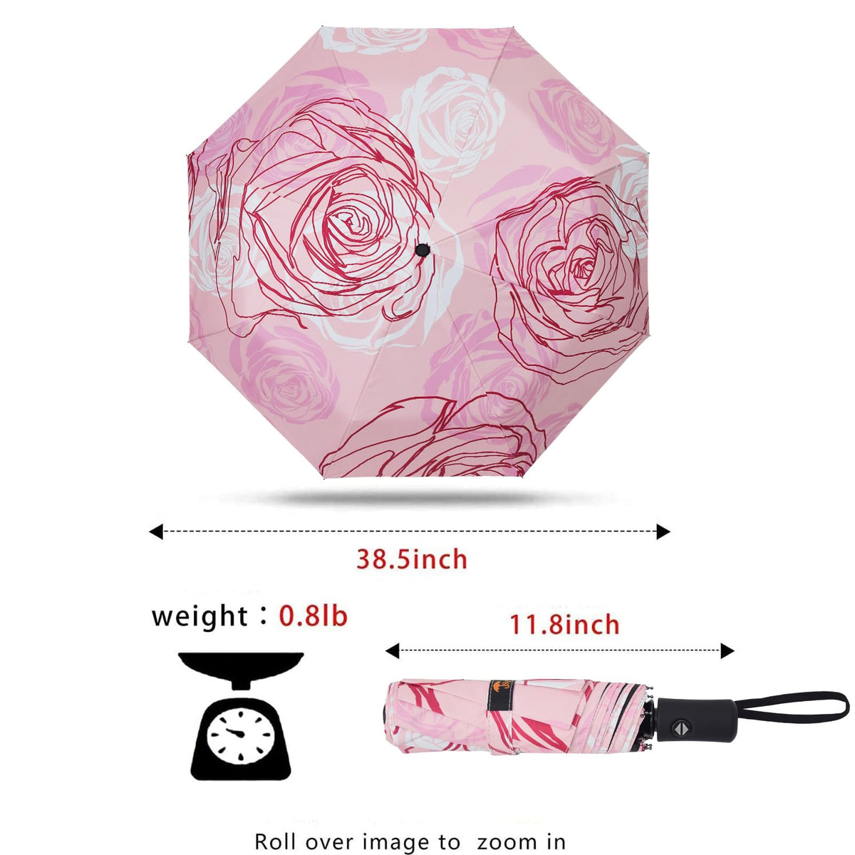 SY COMPACT Travel Umbrella Windproof Automatic Unbreakable UV Protection