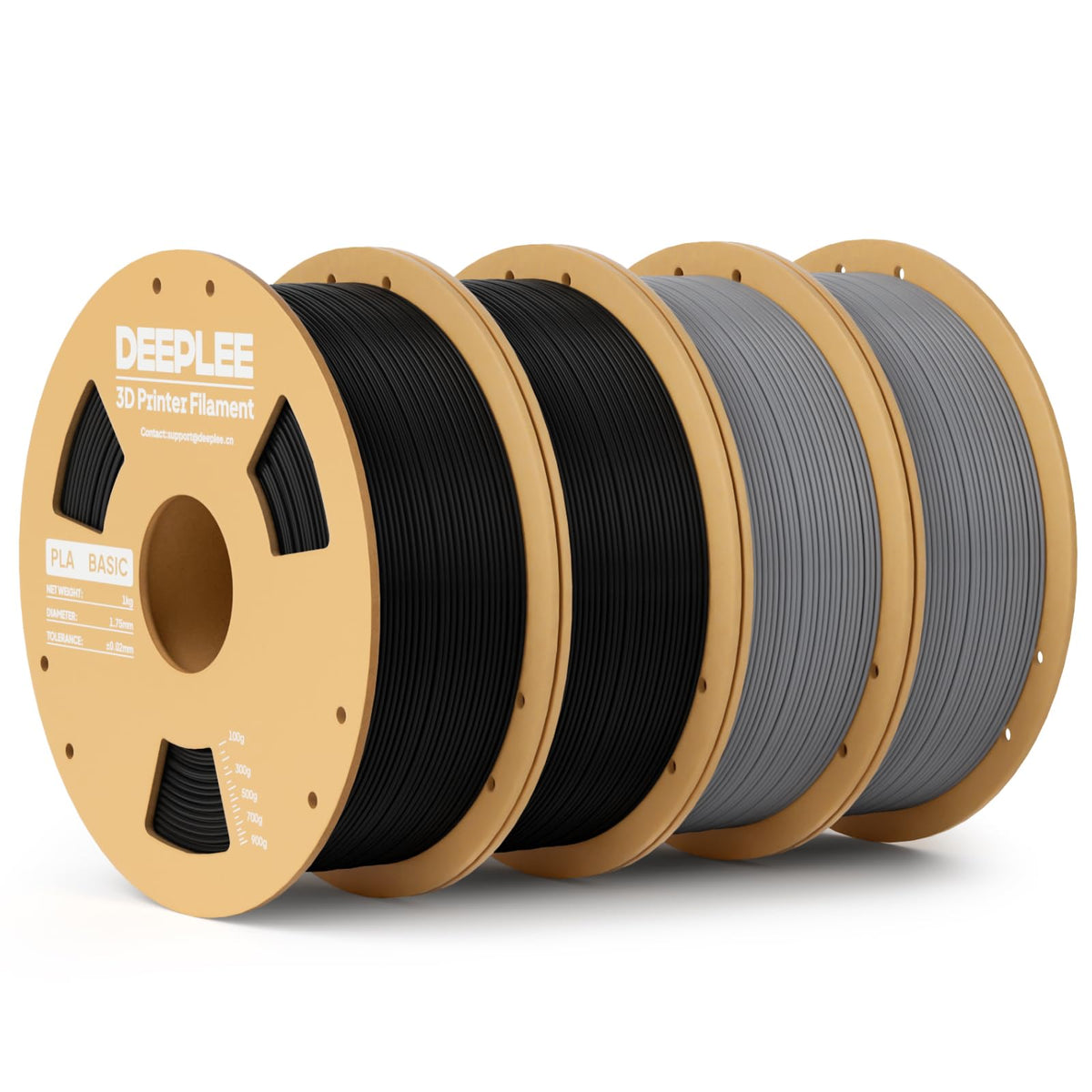 DEEPLEE PLA Filament 1.75mm, Basic 3D Filaments Beige 1kg