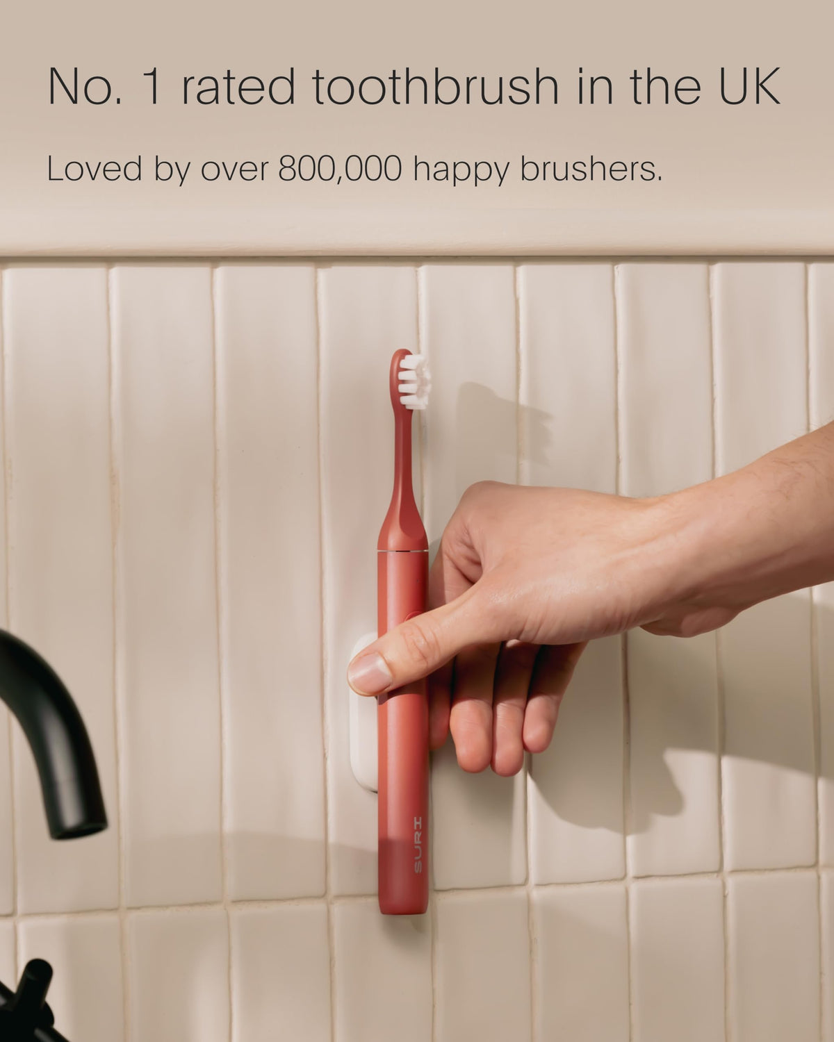 SURI Recyclable Electric Toothbrush Heads | Core & Pro Compatible | Long Lasting Replacement Heads | Pack of 3 | Winter Fern
