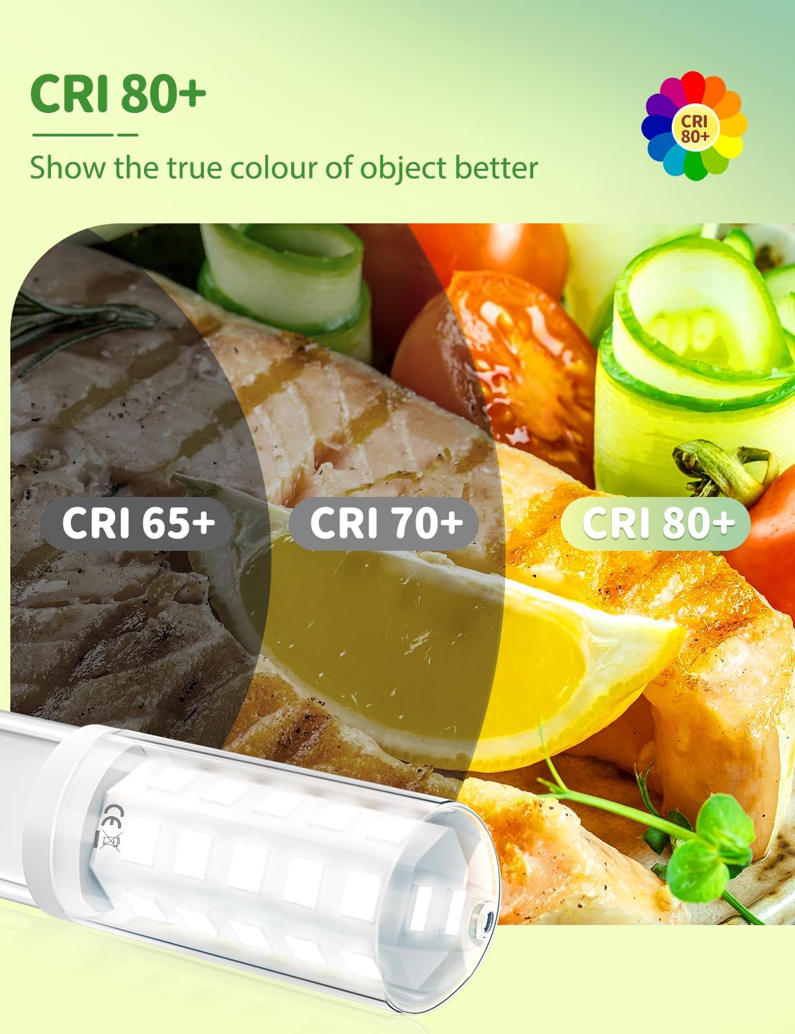 G9 LED Bulbs Cool White, 5W(45W Equivalent) 6000K, 500LM, Pack of 5