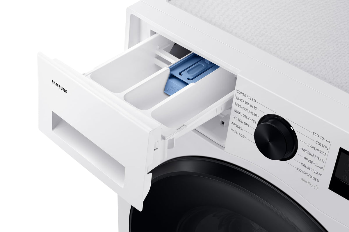 Samsung Series 7 Washer Dryer, AI Energy Wi-Fi enabled, 11/6kg 1400rpm, Black, WD11DB7B85GBU1