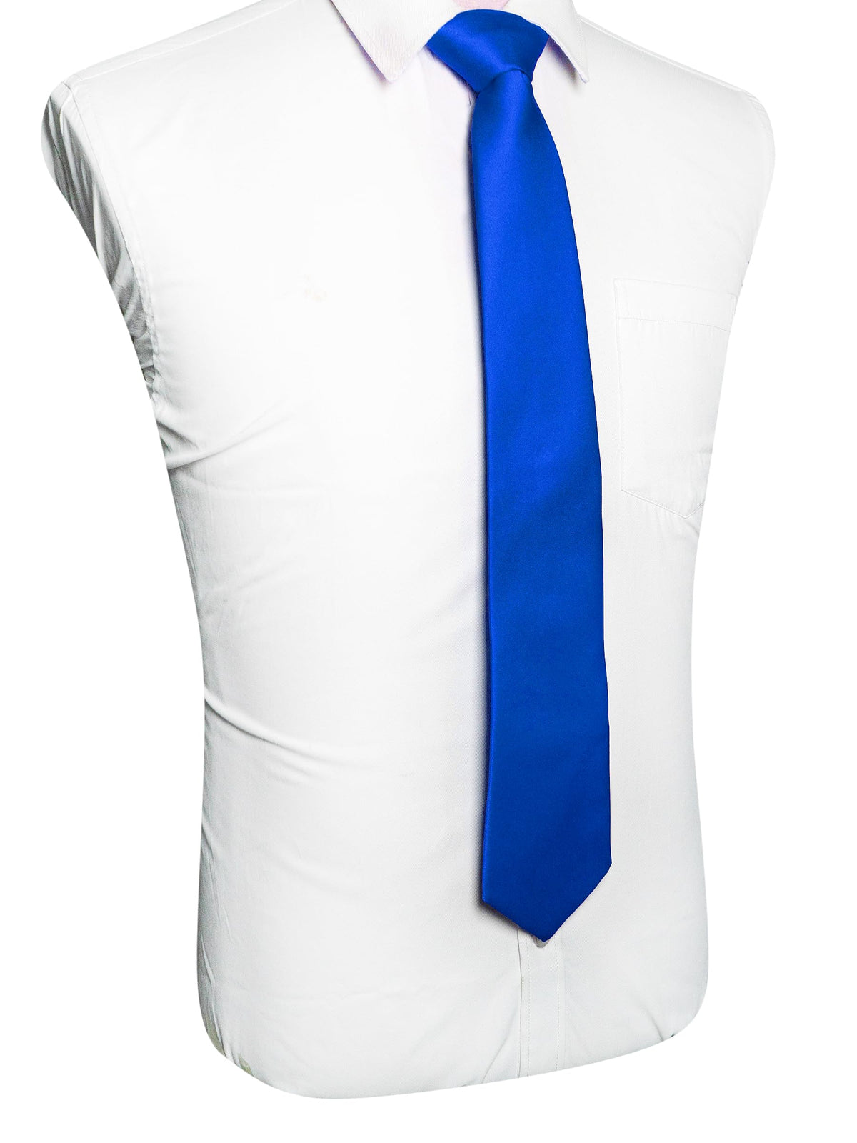 RBOCOTT Solid Color Tie Mens Necktie for Business and Wedding Party