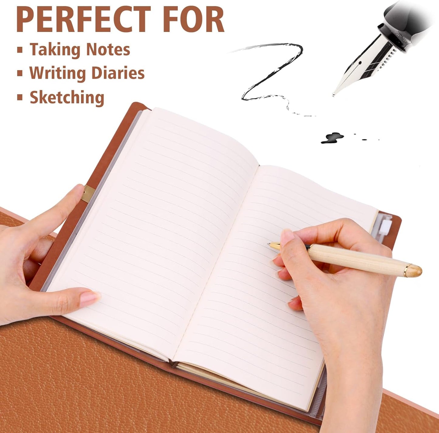 Craftique Teacher Gifts, Funny Things My Students Said Leather Notebook, Best Thank You Teacher Gifts for Women Men, Teachers Appreciation Birthday Presents, Engraved Refillable Journal
