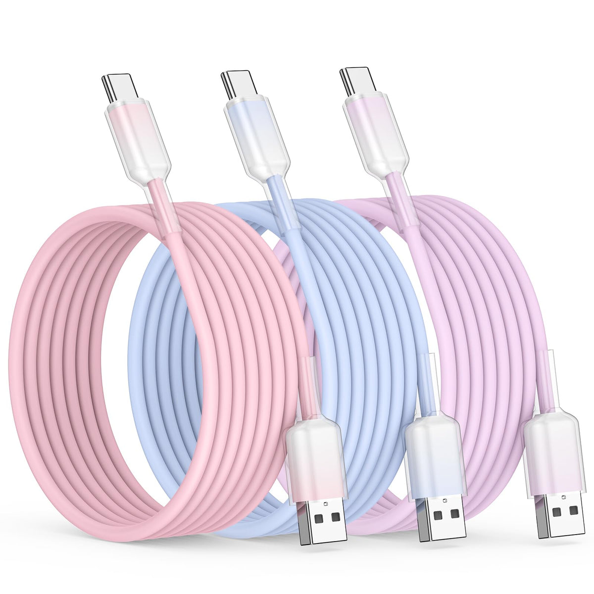 Nebite USB C Charger Cable 3-Pack 3FT/1M USB A to USB C Cable
