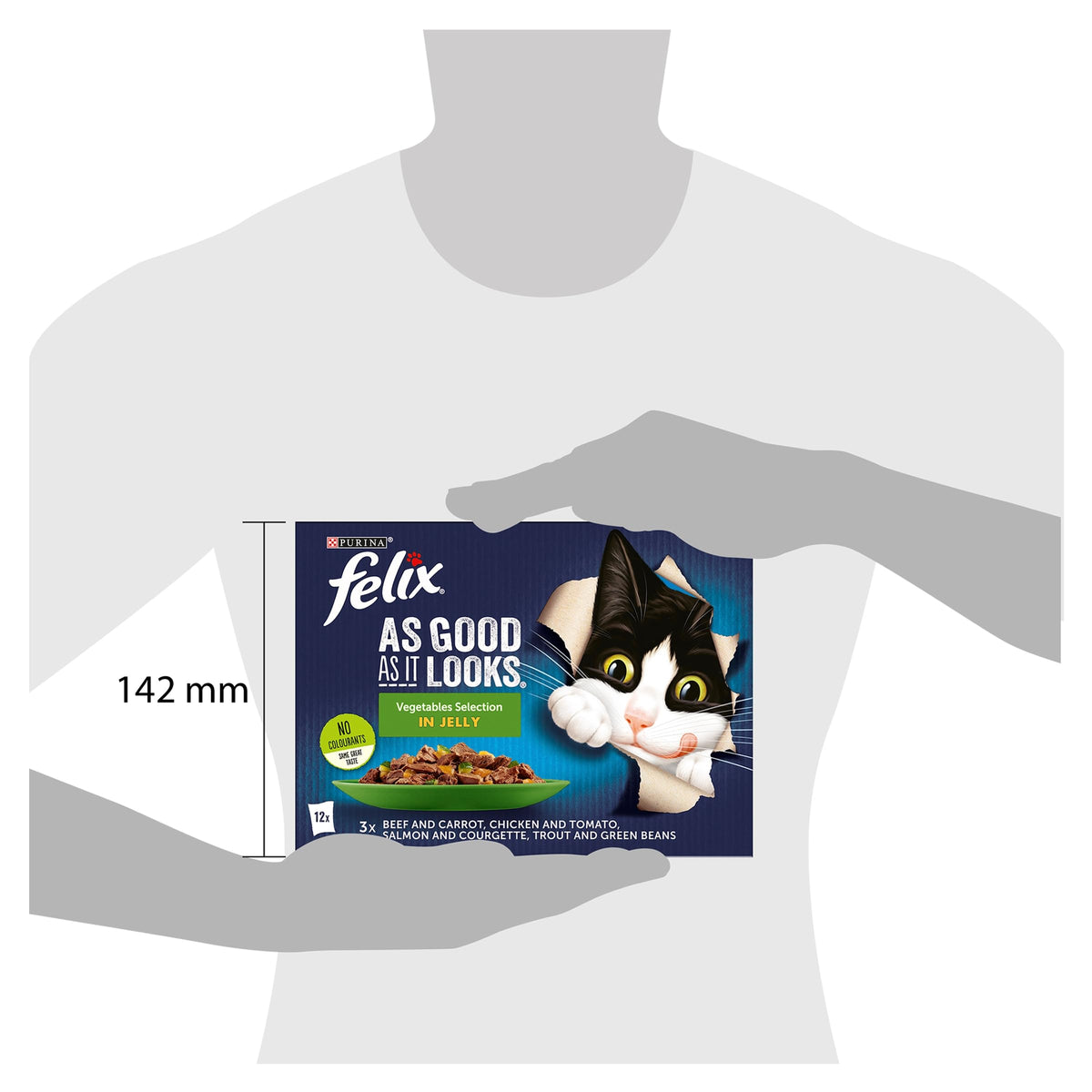 FELIX Doubly Delicious Countryside Selection in Jelly Wet Cat Food 40x85g