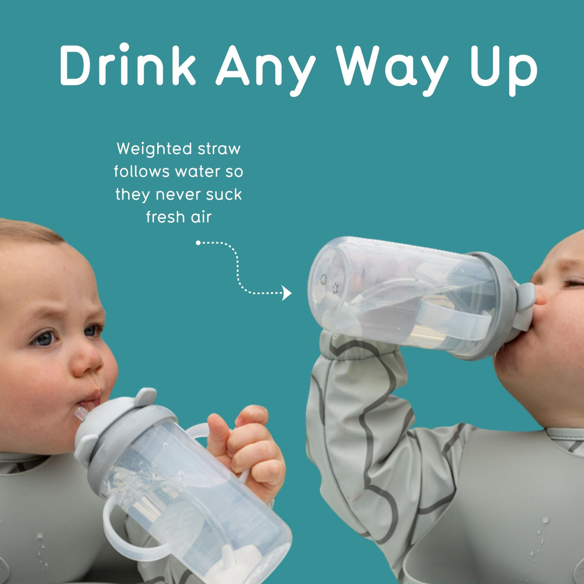 TUM TUM Tippy Up Free Flow Sippy Cup (No Valve), Sippy Cup for Toddlers, 200ml, BPA Free (Pete Polar Bear S3)