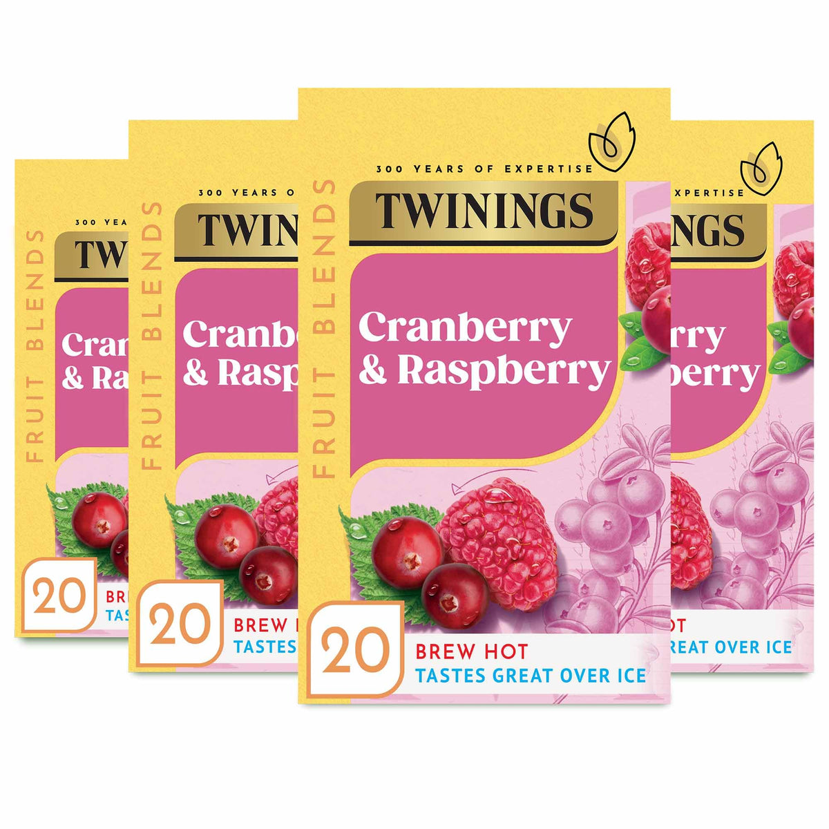 Twinings English Breakfast Tea, 4 x 80 Biodegradable Plant-Based Tea Bags
